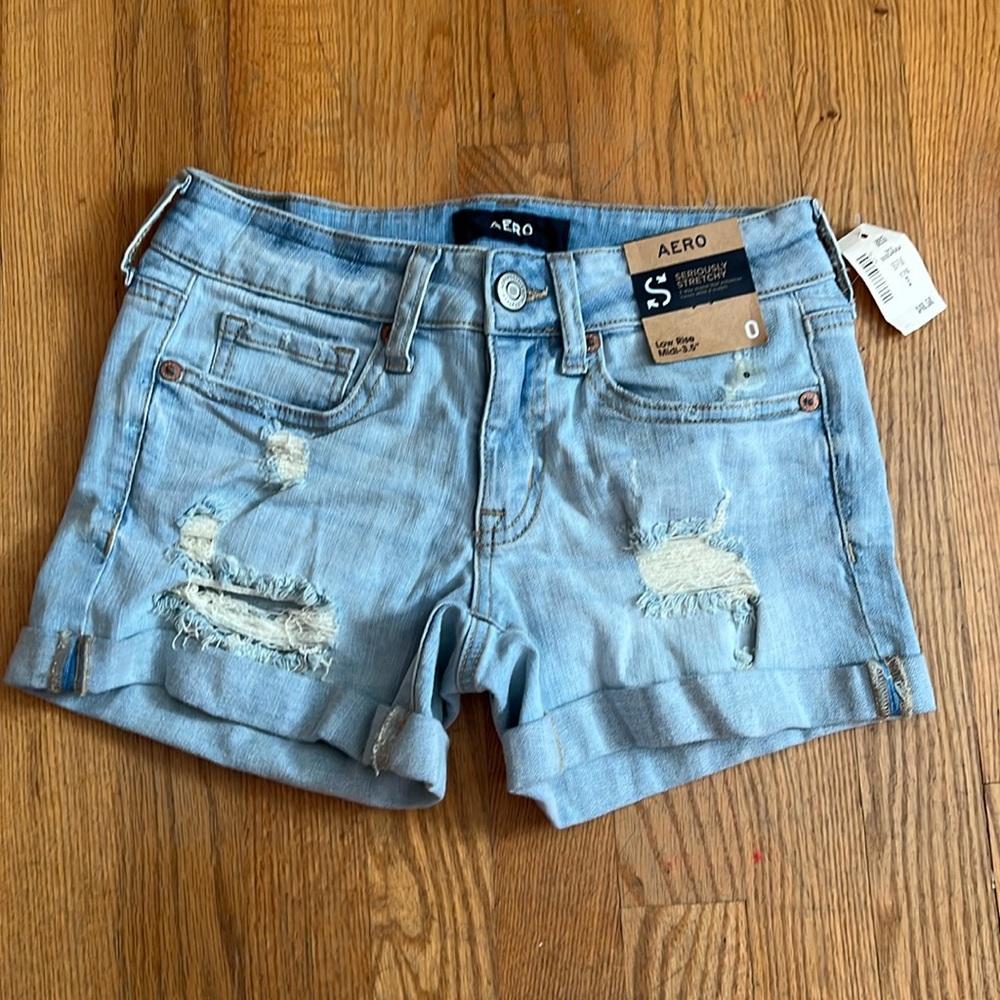 NWT aero Jean shorts